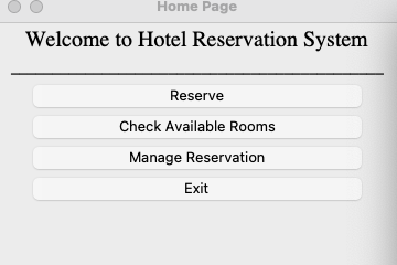 Hotel Reservation System logo