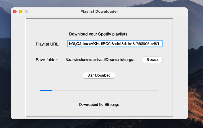 Spotify Playlist Song Downloader logo